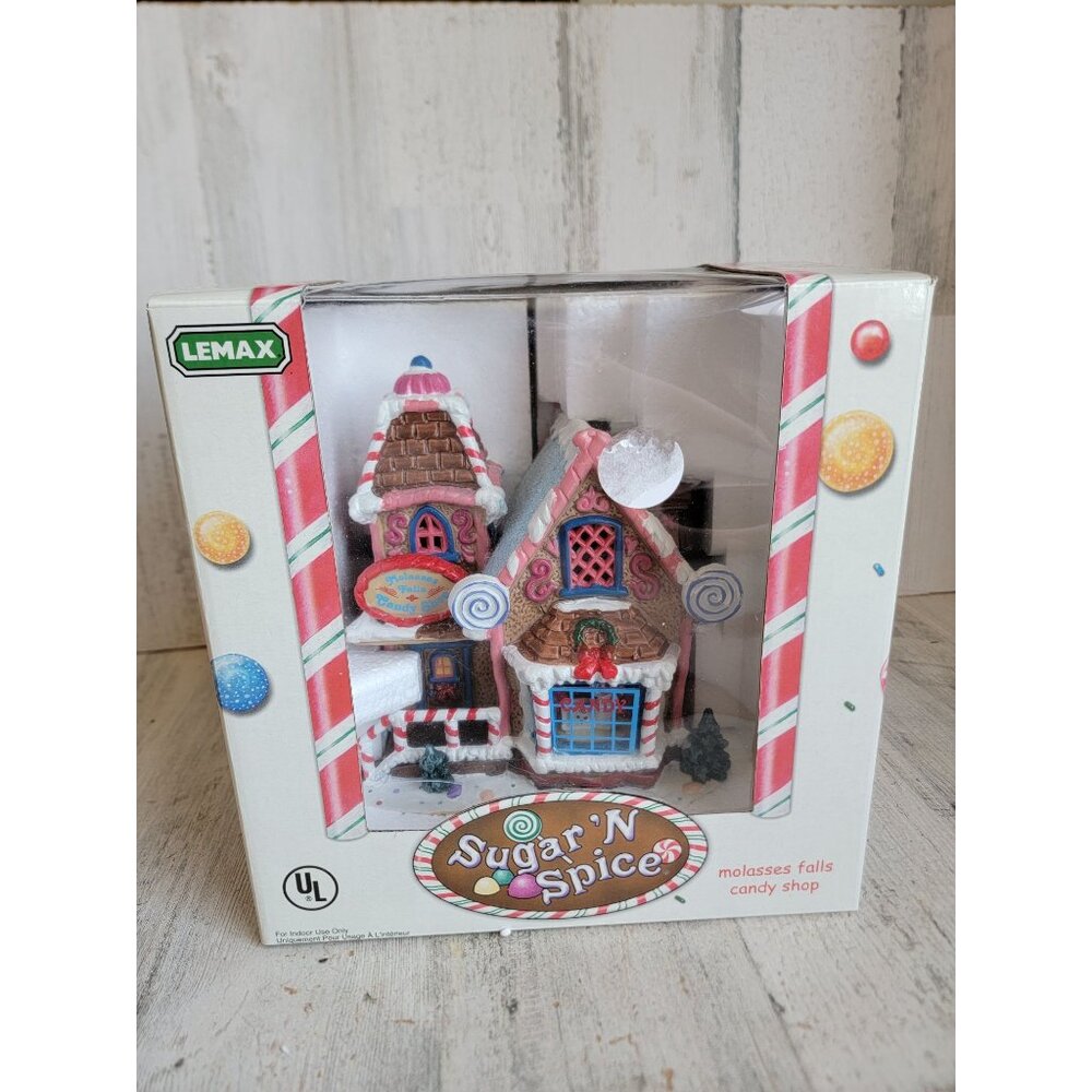 Lemax sugar‎ spice molasses Falls candy shop village accessory Xmas